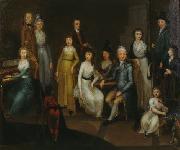 unknow artist Eine dreizehnkopfige unbekannte Familie in klassizistischem Innenraum, wohl aus der Ostschweiz painting